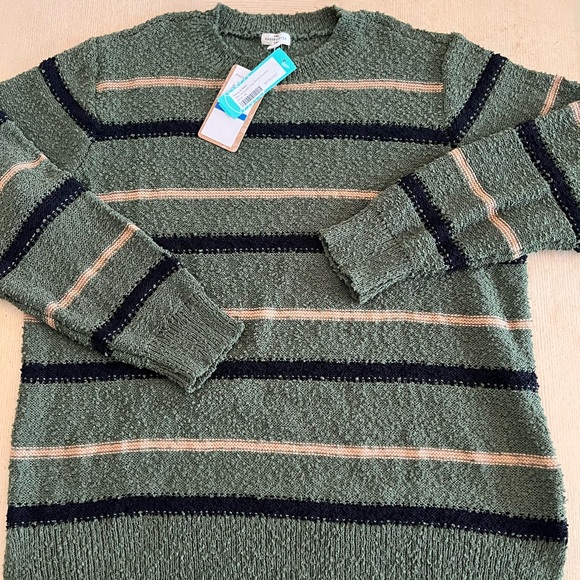 mason & belle ellie textured long sleeve sweater olive new XL - Picture 1 of 10